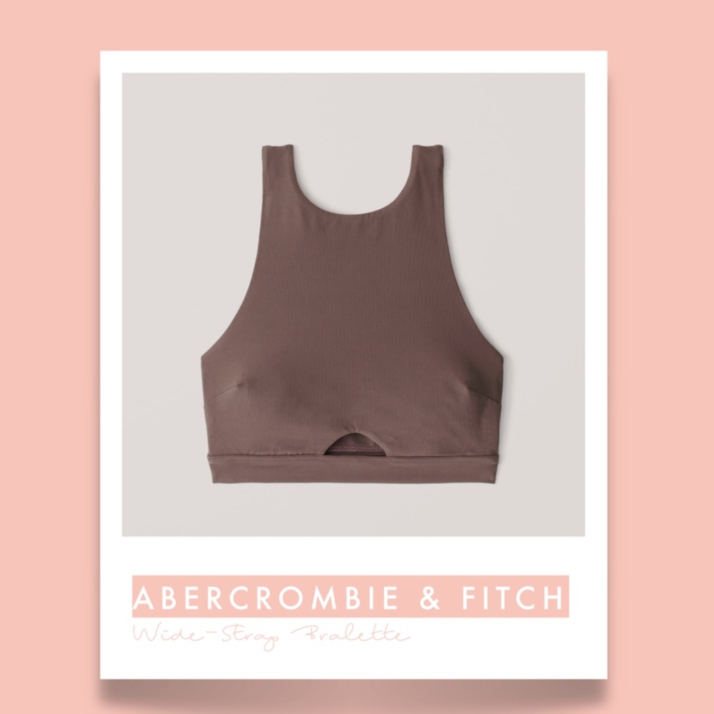 ABERCROMBIE & FITCH - Wide-Strap Bralette - NWT